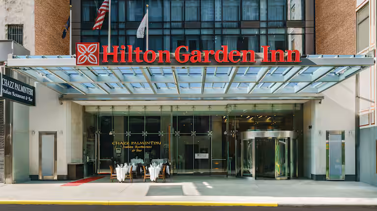 Exterior of the Hilton Garden Inn Times Square North