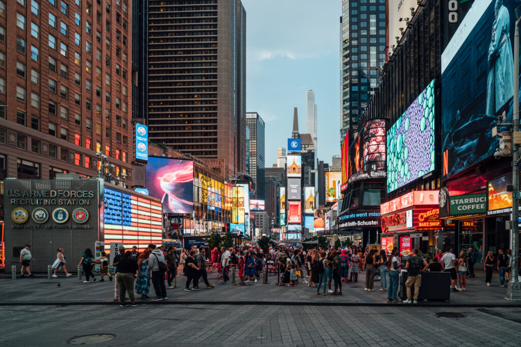 Times Square in New York City