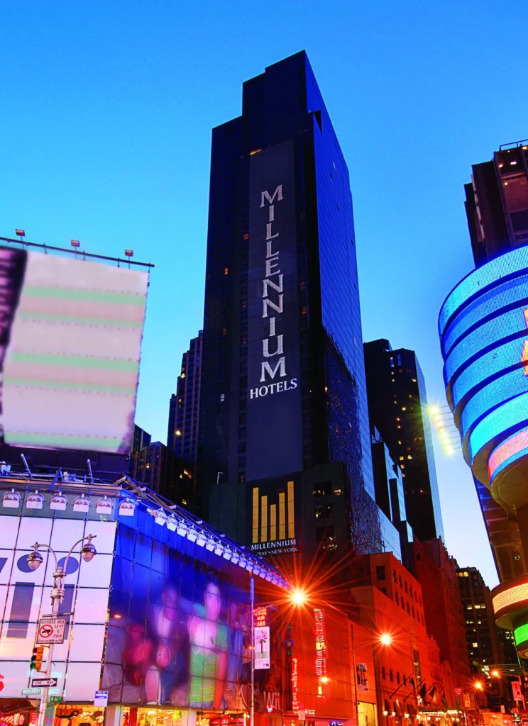 Exterior of Millennium Hotel Broadway Times Square