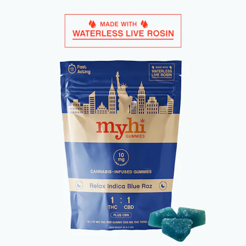 MyHi Blue Raz gummies