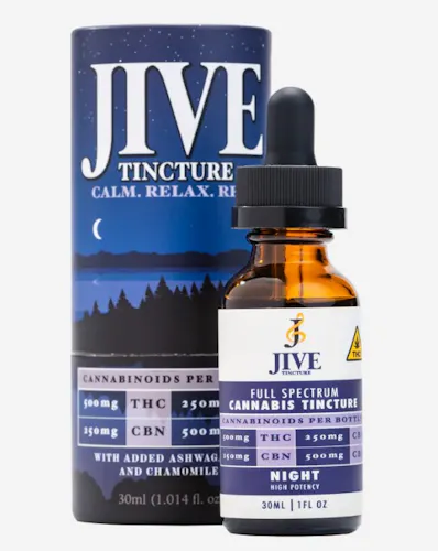 Cannabis tincture product label