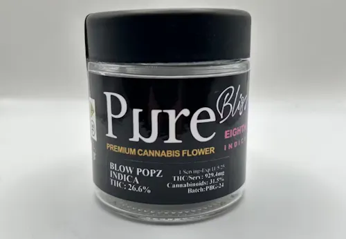 THC percentage on a cannabis product label